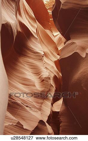 Stock Photo - narrow, cut, hole, edge, deep, canyon. Fotosearch