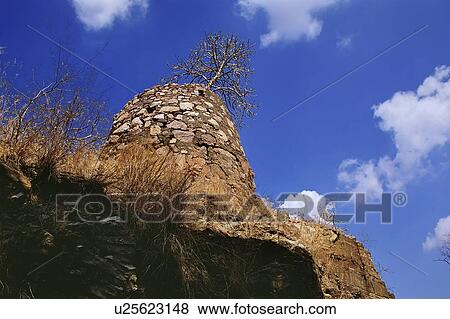 Stock Photo - national, castle, ruin, park, ranthambore. Fotosearch