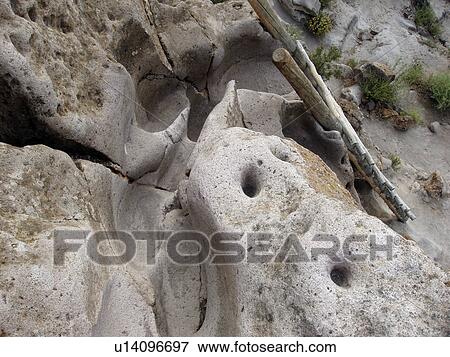 Stock Photo - national, nm, almos, monument, bandelier. Fotosearch