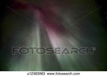 Stock Image - northern, saskatchewan, southern, lights, colorful. Fotosearch