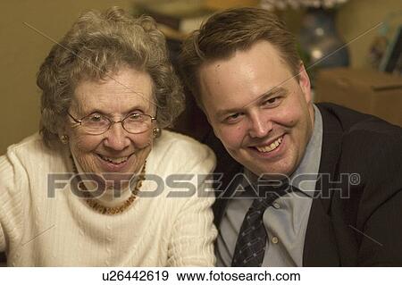 party, grandma, birthday, family, grandson, portrait View Large Photo Image Stock Photo - party, grandma, birthday, family, grandson, portrait. Fotosearch
