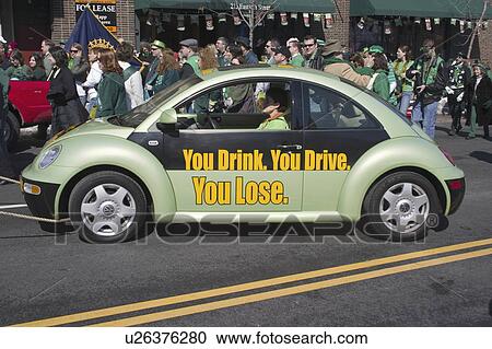 Stock Image - patricks, advertising, saint, st, drinking, vw. Fotosearch
