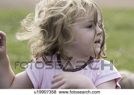 Stock Photo - paul, age, park, playing, one, girl. Fotosearch