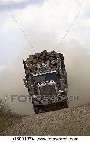 porcupine, truck, dust, up, kicking, logging View Large Photo Image Picture - porcupine, truck, dust, up, kicking, logging. Fotosearch