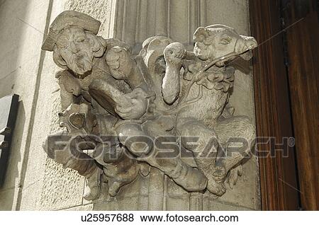 Stock Photo - recreates, ametller, cadafalch, josep, house, casa. Fotosearch