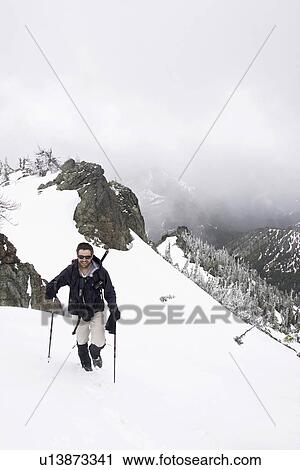 released, snowy, climbing, male, model View Large Photo Image Stock Image - released, snowy, climbing, male, model. Fotosearch