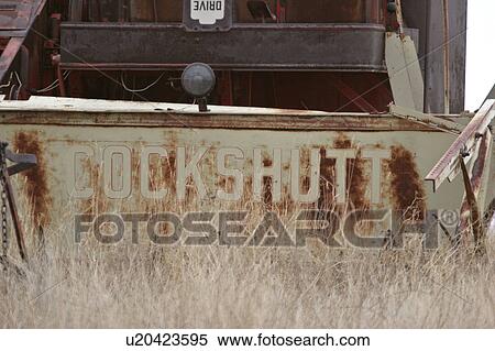 Stock Photography - saskatchewan, abandoned, scenic, combine, cockshutt, old. Fotosearch