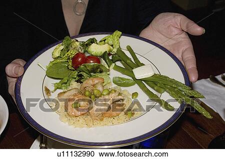 scallops, salad, shrimp, couscous, asparagus, dinner View Large Photo Image Stock Image - scallops, salad, shrimp, couscous, asparagus, dinner. Fotosearch