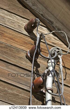 Stock Photo - scenic, deserted, house, farm, old, side. Fotosearch