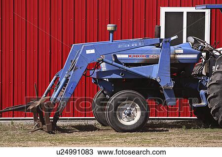 scenic, ford, building, red, tractor, blue View Large Photo Image Stock Image - scenic, ford, building, red, tractor, blue. Fotosearch