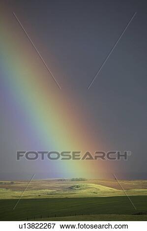scenic, touching, coteau, missouri, down, rainbow View Large Photo Image Stock Photo - scenic, touching, coteau, missouri, down, rainbow. Fotosearch