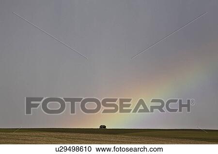scenic, touching, granary, old, down, rainbow View Large Photo Image Stock Image - scenic, touching, granary, old, down, rainbow. Fotosearch