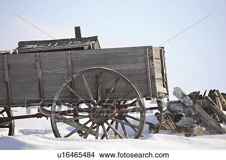 scenic, wooden, winter, wagon, farm, old View Large Photo Image Picture - scenic, wooden, winter, wagon, farm, old. Fotosearch