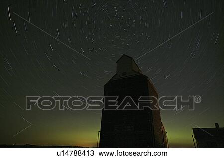Stock Image - sky, eckbank, lights, northern, starlit. Fotosearch