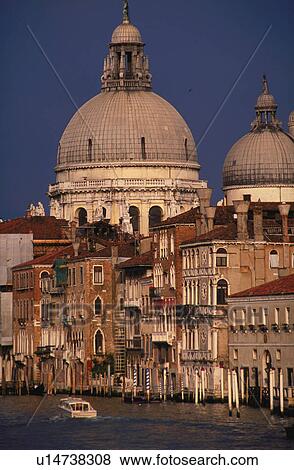Stock Photo - st, canal, saint, church, grande, architecture. Fotosearch