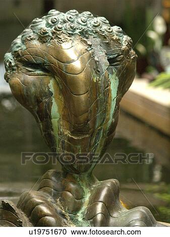 Stock Image - statue, abstract, showing, bronze. Fotosearch