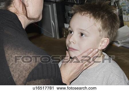 Stock Image - talking, paul, age, mother. Fotosearch