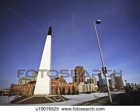 Stock Photography - tall, downtown, canada, alberta, calgary, buildings. Fotosearch