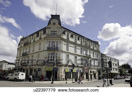 Stock Photo - travel, building, chile, arenas, punta, old. Fotosearch