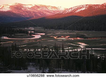 Stock Photo - tuolumne, national, california, highway, park, yosemite. Fotosearch