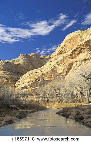 Stock Photo - unit, canyonlands, canyon, barrier, utah, orange. Fotosearch
