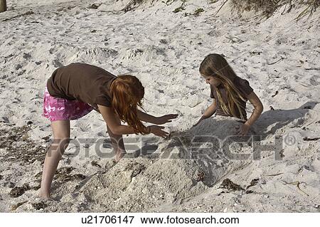 Stock Photo - usa, kids, florida, beach, enjoying, children. Fotosearch