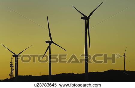 Stock Photography - vilanova, turbines, digital, spain, windmills, wind. Fotosearch