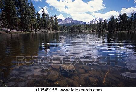 Stock Photo - volcano, volcanic, california, park, national, lassen. Fotosearch