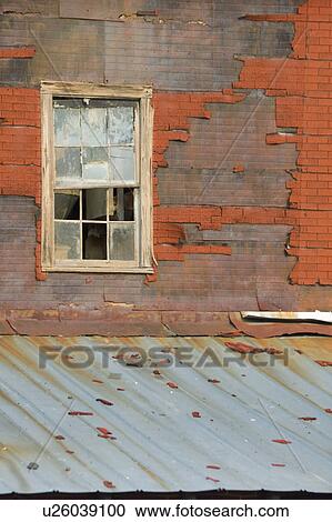 Stock Image - window, pane, pleasant, mt, old. Fotosearch