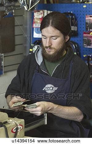 youth, collecting, register, cash, money, worker View Large Photo Image Picture - youth, collecting, register, cash, money, worker. Fotosearch