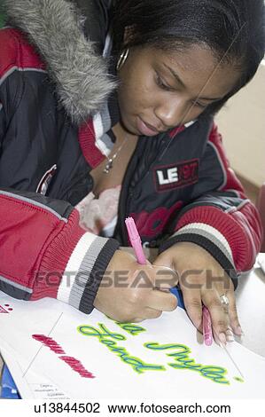 youth, working, school, project, art, student View Large Photo Image Stock Image - youth, working, school, project, art, student. Fotosearch