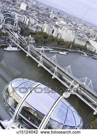 Stock Image - 50, airways, england, eye, london, british. Fotosearch