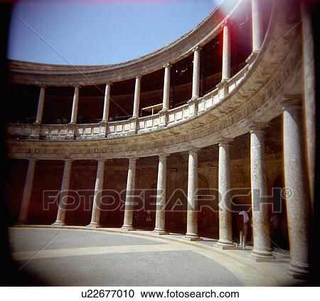 Stock Image - acheives, granada, camera, holga, spain, alhambra. Fotosearch