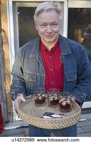 age, manhattans, serving, 59, male View Large Photo Image Stock Photo - age, manhattans, serving, 59, male. Fotosearch