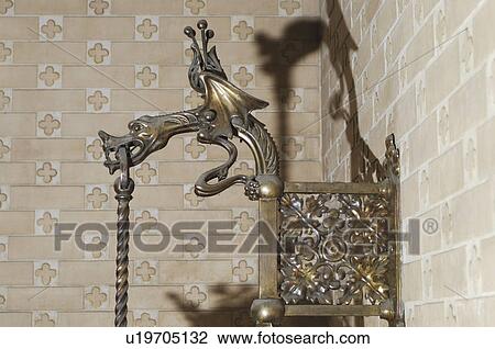 Stock Image - architect, quadras, designed, building, modernist, palau. Fotosearch