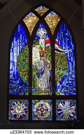 banner, glass, holding, christ, window, stain View Large Photo Image Stock Image - banner, glass, holding, christ, window, stain. Fotosearch