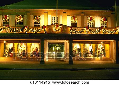 bermuda, shopping, hamilton, night, triminghams, christmas View Large Photo Image Stock Photography - bermuda, shopping, hamilton, night, triminghams, christmas. Fotosearch