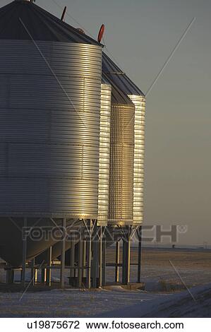 bins, lighting, grain, metal, four, low View Large Photo Image Stock Image - bins, lighting, grain, metal, four, low. Fotosearch
