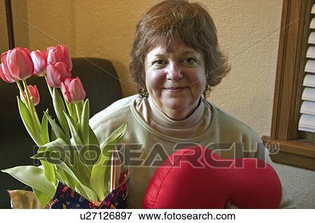 birthday, female, enjoying, 64, age, woman View Large Photo Image Stock Photo - birthday, female, enjoying, 64, age, woman. Fotosearch