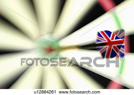 Stock Image - board, eye, bulls, hitting, dart. Fotosearch