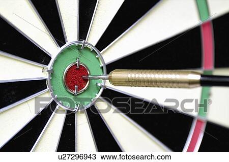 Stock Image - board, eye, bulls, hitting, dart. Fotosearch