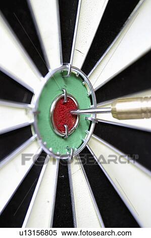 Stock Photography - board, eye, bulls, hitting, dart. Fotosearch
