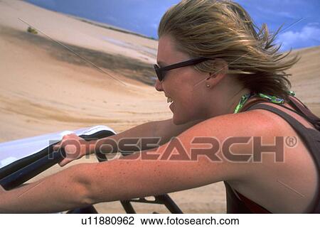 Stock Image - canoa, rush, ride, buggy, dune, adrenaline. Fotosearch