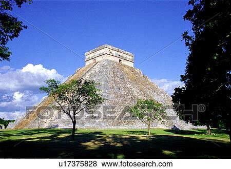 chichen, hispanic, mexico, itza, castillo View Large Photo Image Stock Photo - chichen, hispanic, mexico, itza, castillo. Fotosearch