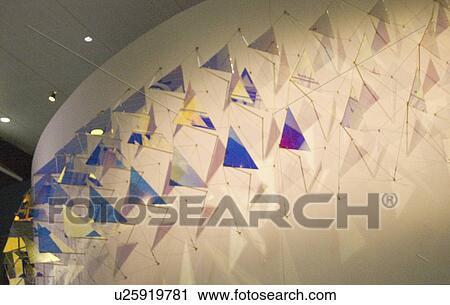 Stock Image - circling, office, museum, science, flags. Fotosearch