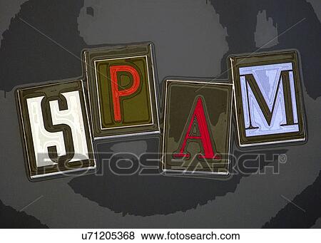 Stock Photo - communication, internet, computer, technology, spam. Fotosearch