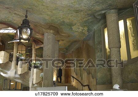 Stock Photo - cornet, mile, gaud, antoni, pedrera, casa. Fotosearch