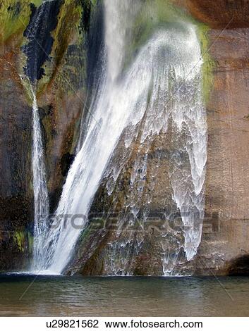 creek, waterfall, water, falls, calf View Large Photo Image Stock Image - creek, waterfall, water, falls, calf. Fotosearch