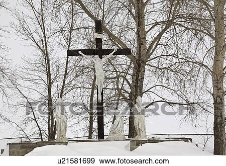 cross, country, jesus, winter, christ View Large Photo Image Stock Photo - cross, country, jesus, winter, christ. Fotosearch