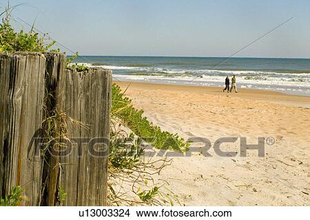 exercise, ormond, walk, senior, beach, couple View Large Photo Image Picture - exercise, ormond, walk, senior, beach, couple. Fotosearch